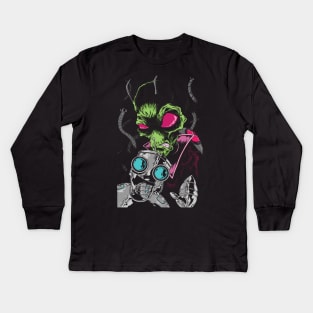 doom Doom DOOM invader zim gir Kids Long Sleeve T-Shirt